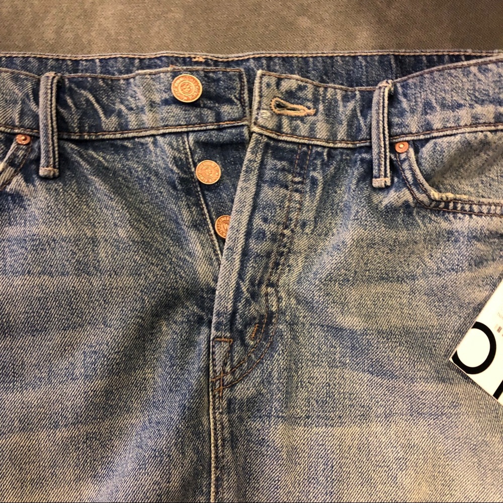 SOLD - Mother Denim Mini Skirt - Picture 3 of 4